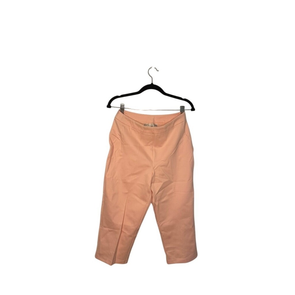 Linea by Louis‎ Dell'Olio Cropped Trousers Salmon Pink Womens Size 8